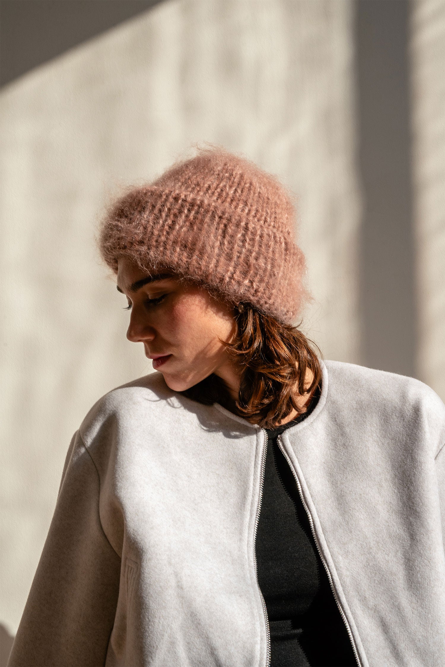 FUMIKA UCHIDA MOHAIR ALPACA BLEND BEANIE Brushed Mohair