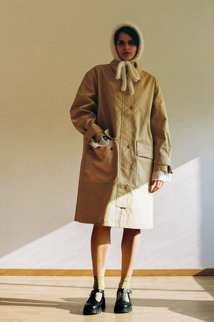 Womens mohair bonnet ouftif