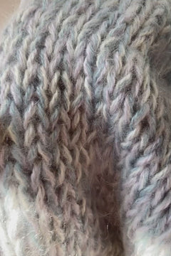Video of the chunky braid sweater in ozone